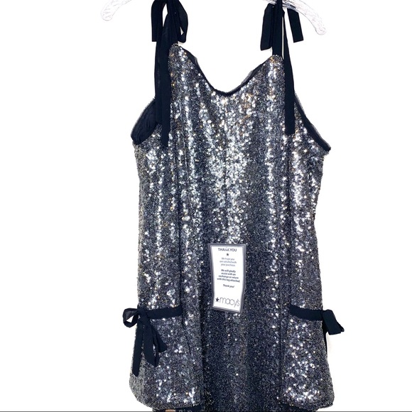 Rachel Roy Sequined Cold-Shoulder Midi Dress - Picture 6 of 9